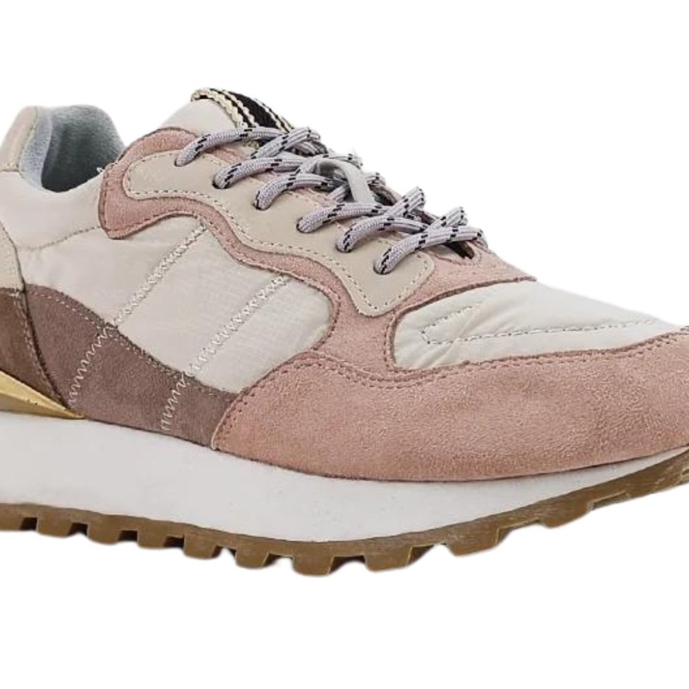 ShuShop Women's Sneakers in Pink and White
